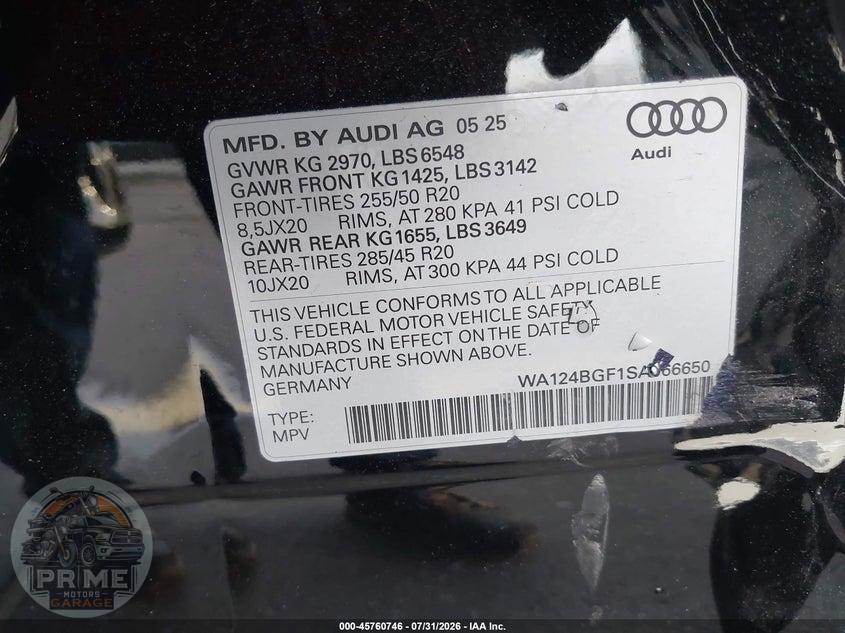 2025 AUDI Q6 E-TRON PREMIUM PLUS QUATTRO — фото 9
