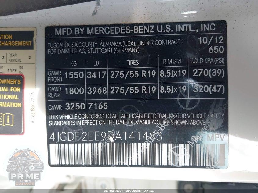 2013 MERCEDES-BENZ GL 350 BLUETEC 4MATIC — фото 9