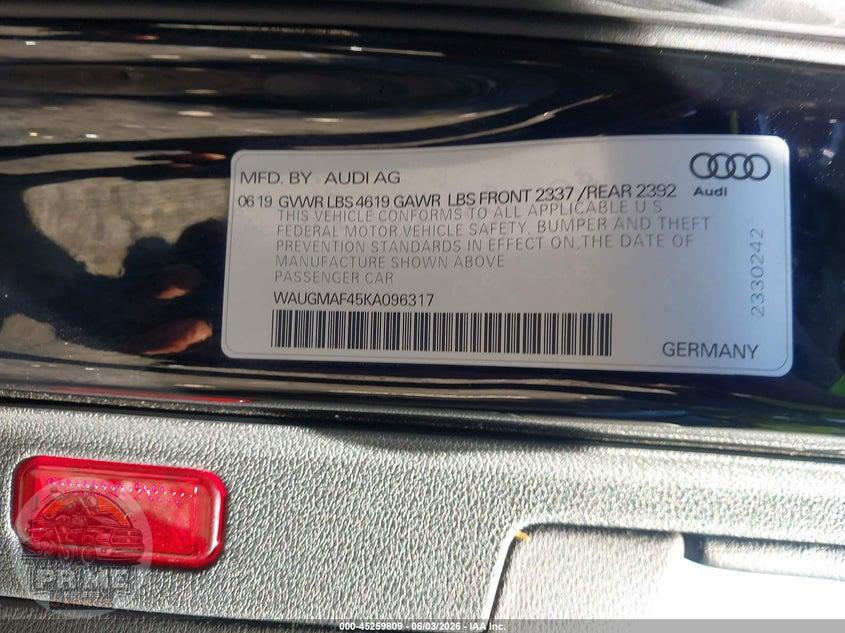 2019 AUDI A4 40 TITANIUM PREMIUM — фото 9