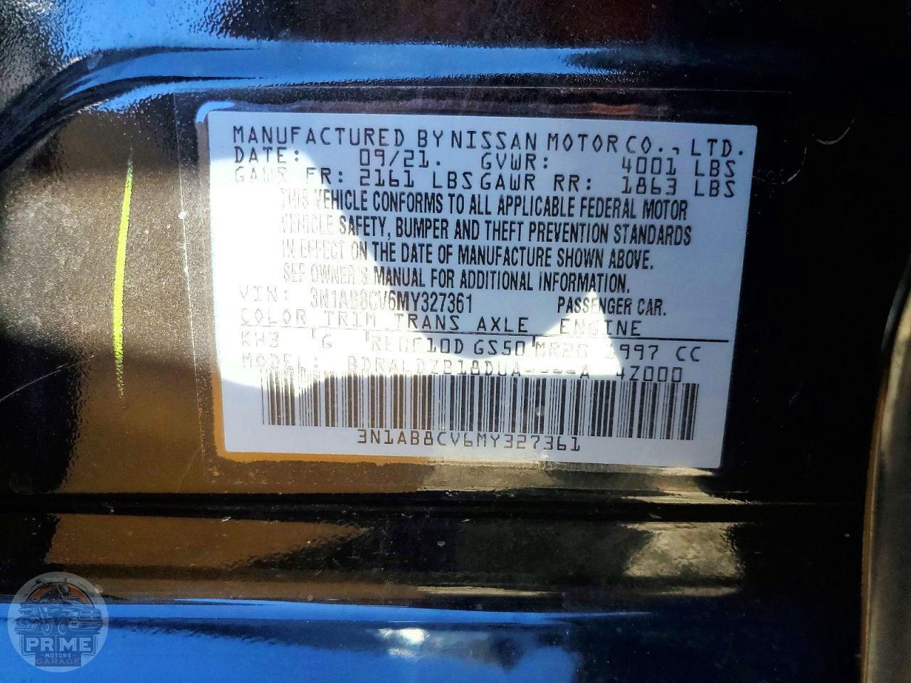 2021 NISSAN SENTRA — фото 13