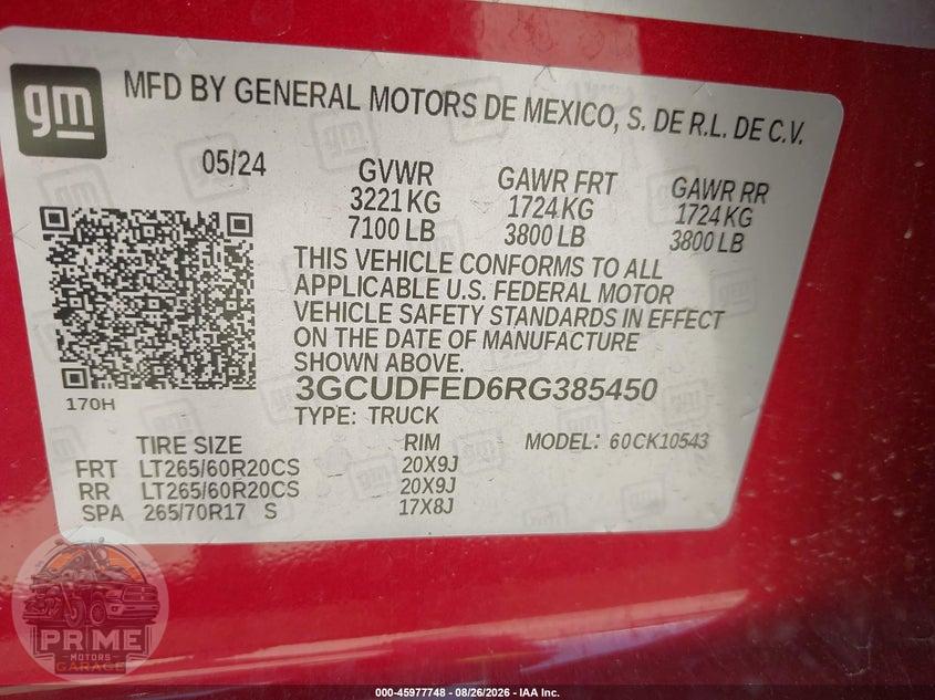 2024 CHEVROLET SILVERADO 1500 4WD  SHORT BED LT TRAIL BOSS — фото 9