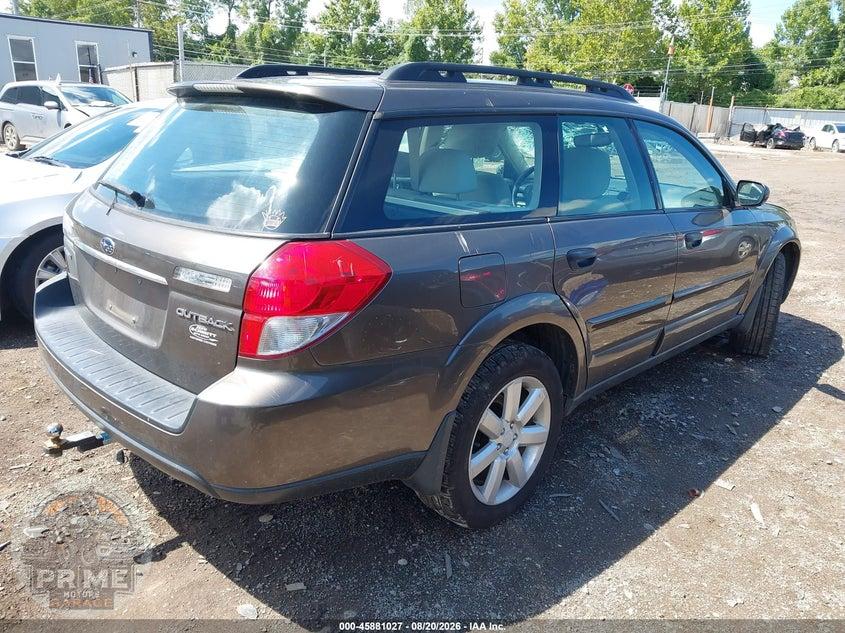 2009 SUBARU OUTBACK 2.5I — фото 4
