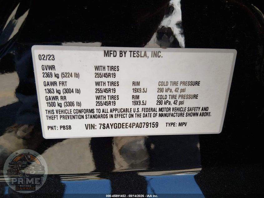 2023 TESLA MODEL Y AWD/LONG RANGE DUAL MOTOR ALL-WHEEL DRIVE — фото 9