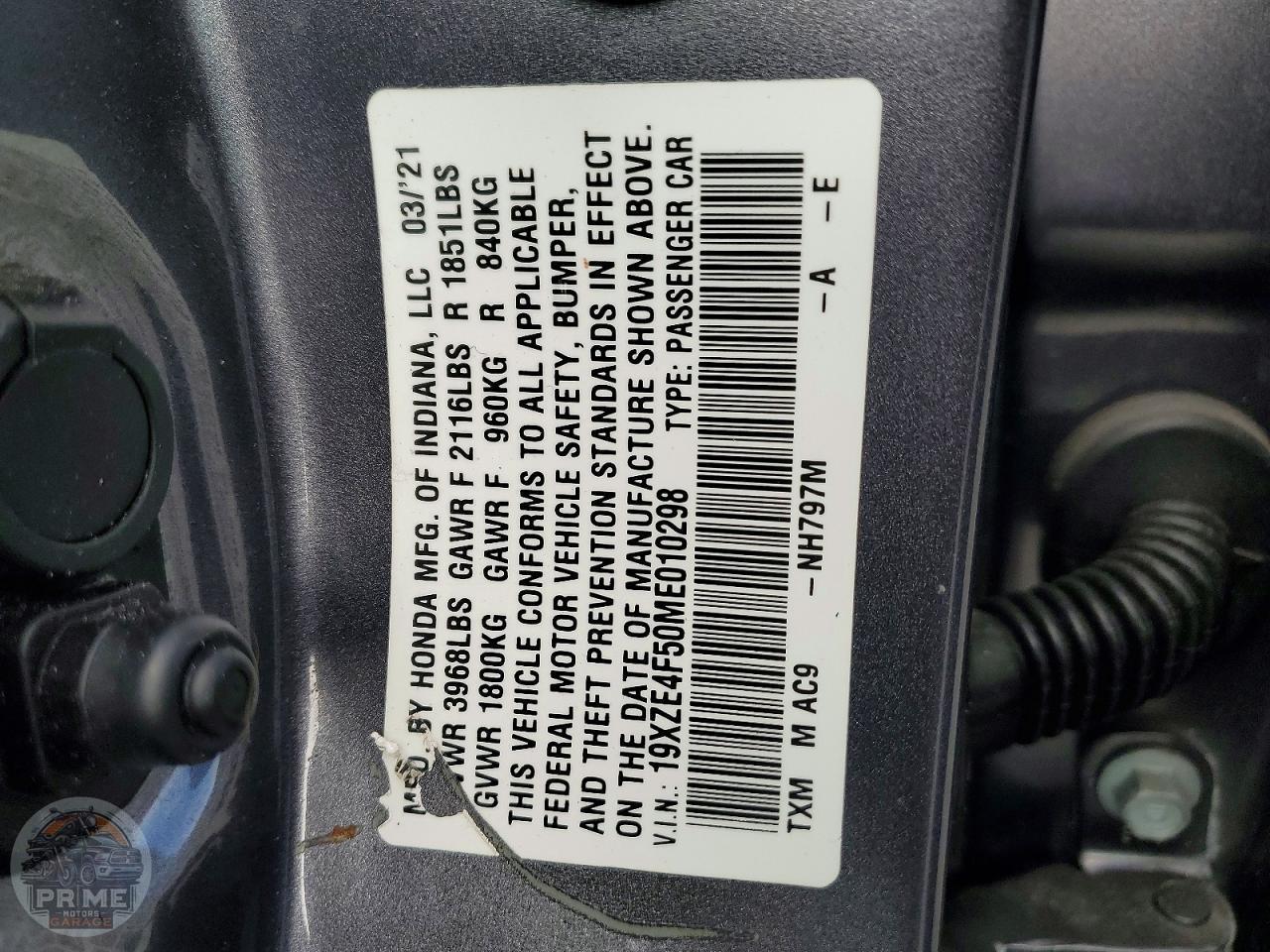 2021 HONDA INSIGHT — фото 12