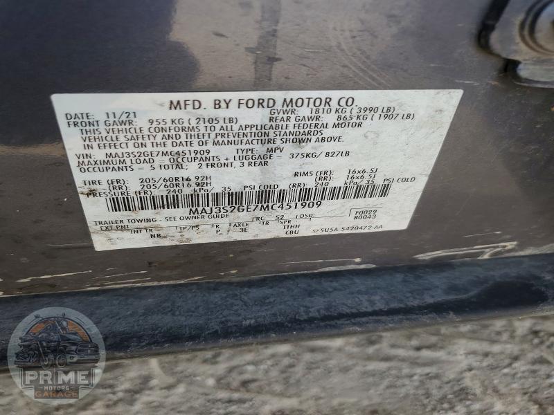2021 FORD ECOSPORT — фото 14