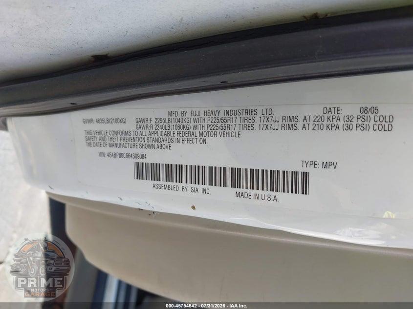 2006 SUBARU OUTBACK 3.0R L.L. BEAN EDITION — фото 9