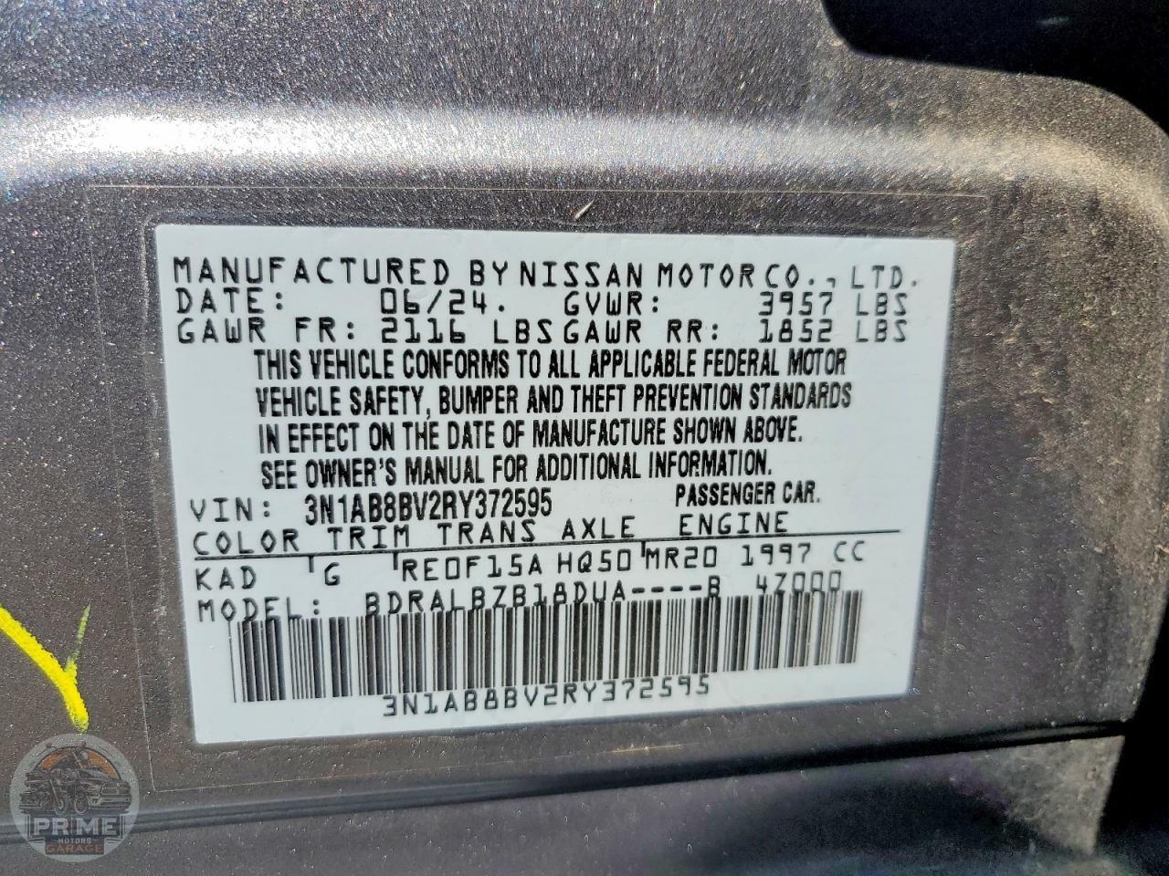 2024 NISSAN SENTRA — фото 12