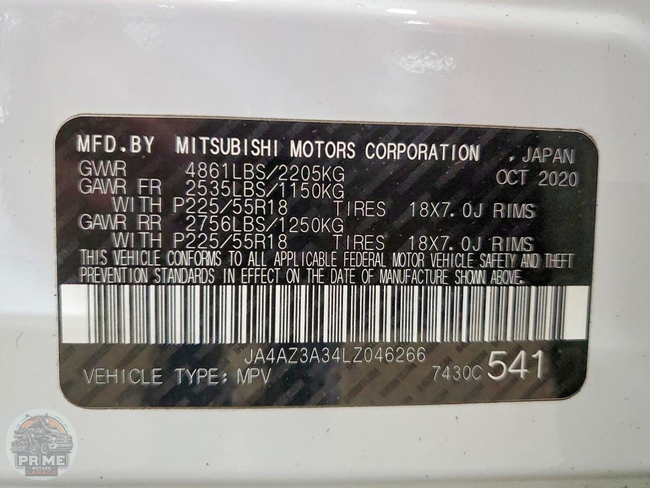 2020 MITSUBISHI OUTLANDER — фото 24