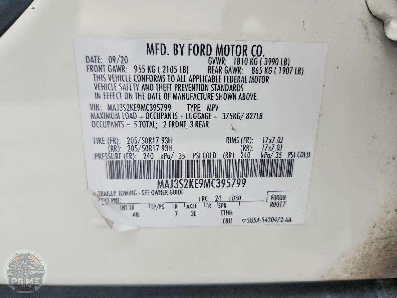 2021 FORD ECOSPORT — фото 12
