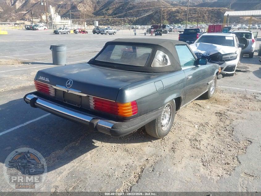 1985 MERCEDES-BENZ 380 SL — фото 4
