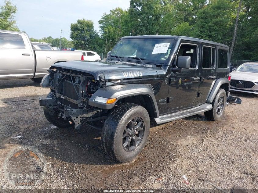 2022 JEEP WRANGLER UNLIMITED WILLYS SPORT 4X4 — фото 2