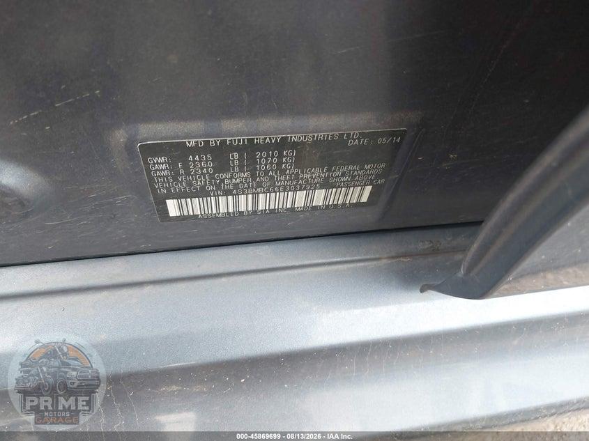 2014 SUBARU LEGACY 2.5I PREMIUM — фото 9