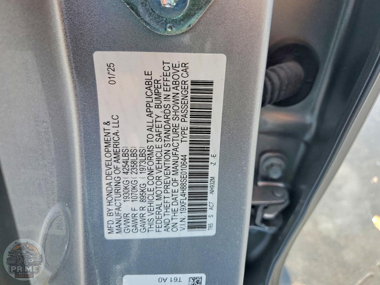 2025 HONDA CIVIC — фото 12