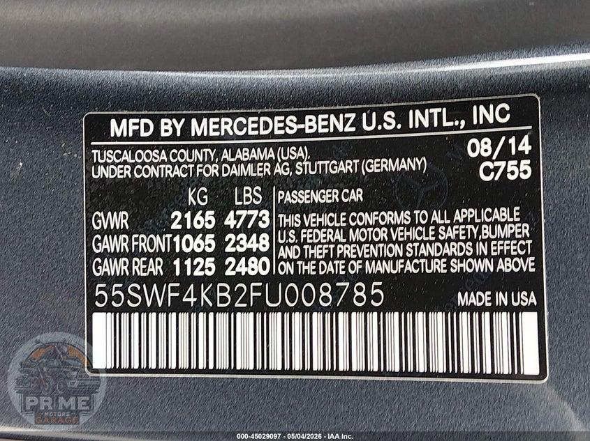 2015 MERCEDES-BENZ C 300 SPORT 4MATIC — фото 9