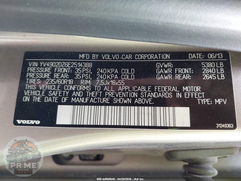 2014 VOLVO XC60 T6 PREMIER PLUS — фото 9