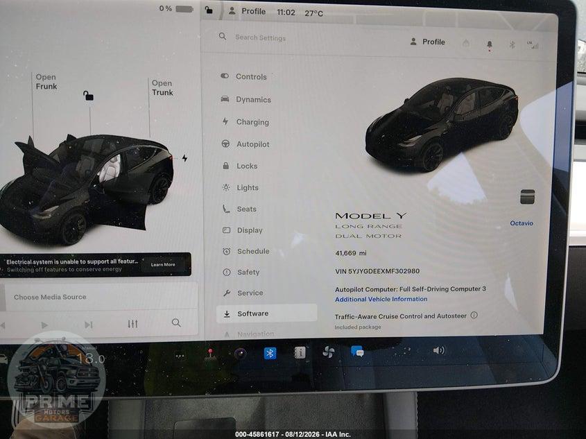 2021 TESLA MODEL Y LONG RANGE DUAL MOTOR ALL-WHEEL DRIVE — фото 7