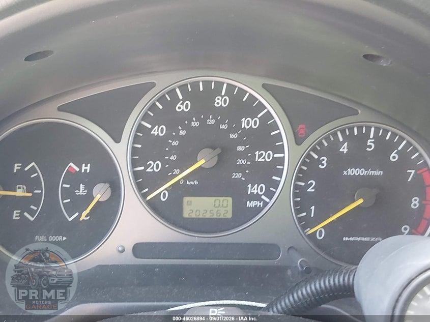2002 SUBARU IMPREZA WRX — фото 7