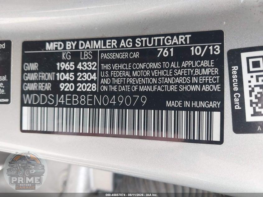 2014 MERCEDES-BENZ CLA 250 — фото 9