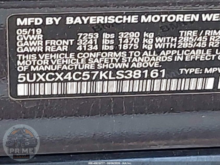 2019 BMW X7 XDRIVE50I — фото 9