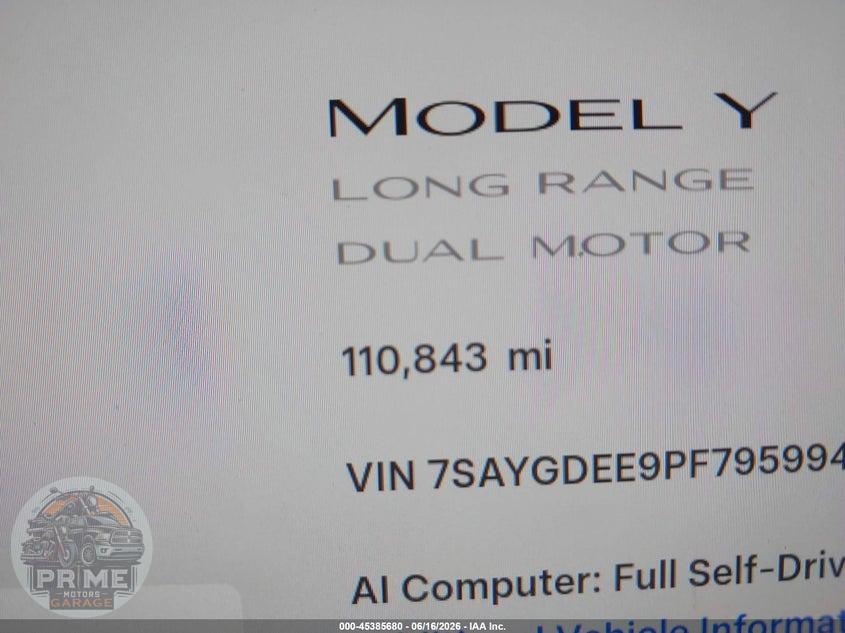 2023 TESLA MODEL Y — фото 14