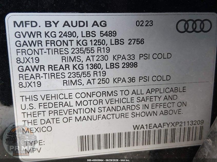 2023 AUDI Q5 PREMIUM PLUS 45 TFSI S LINE QUATTRO — фото 9