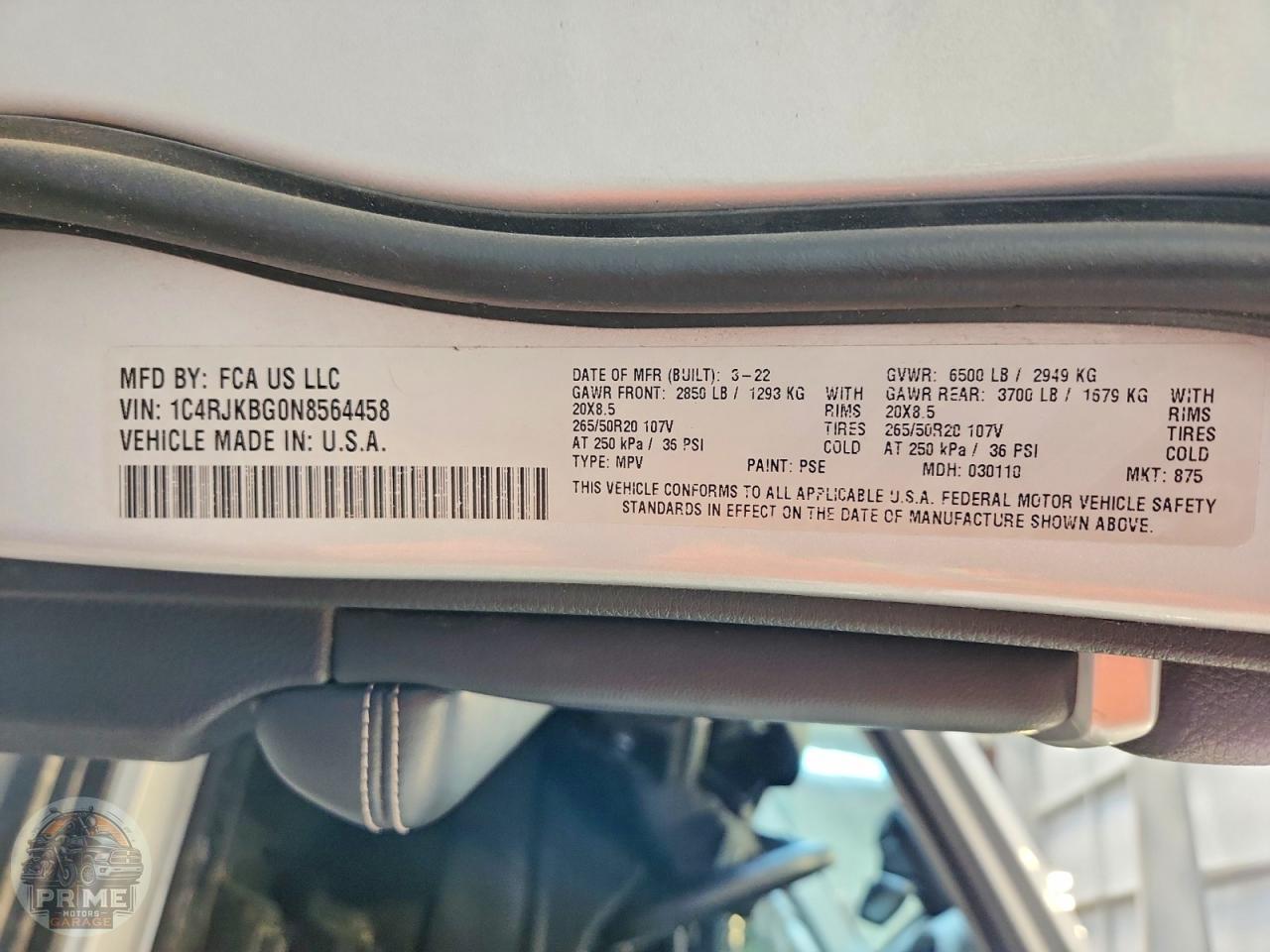 2022 JEEP GRAND CHEROKEE — фото 12