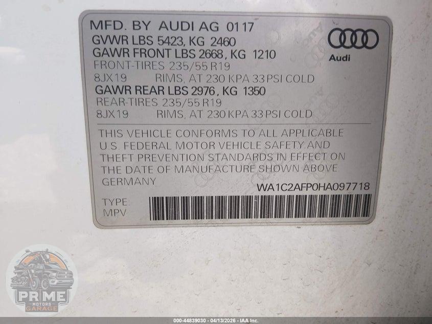 2017 AUDI Q5 2.0T PREMIUM — фото 9