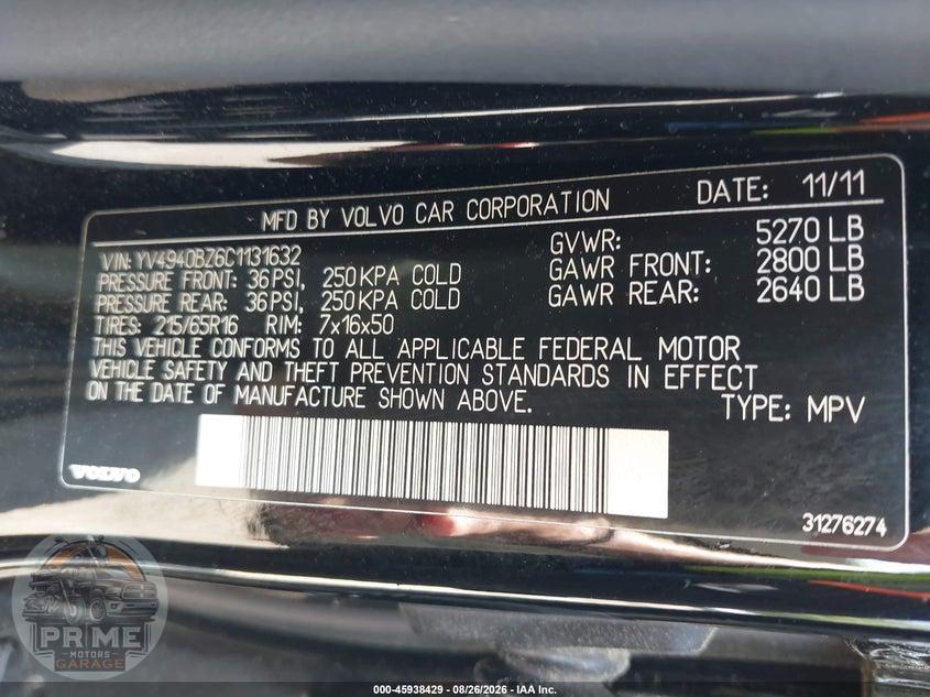 2012 VOLVO XC70 3.2L PREMIER — фото 9