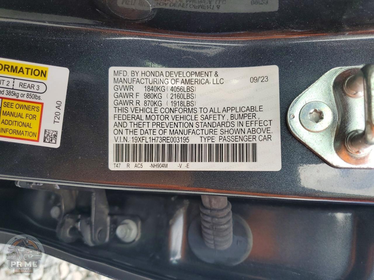 2024 HONDA CIVIC — фото 12