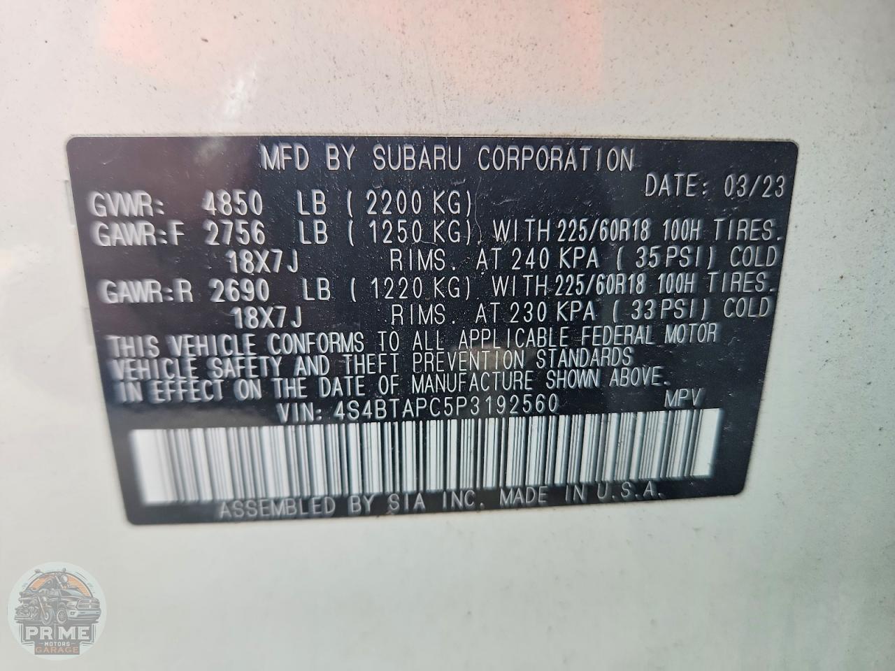 2023 SUBARU OUTBACK — фото 37