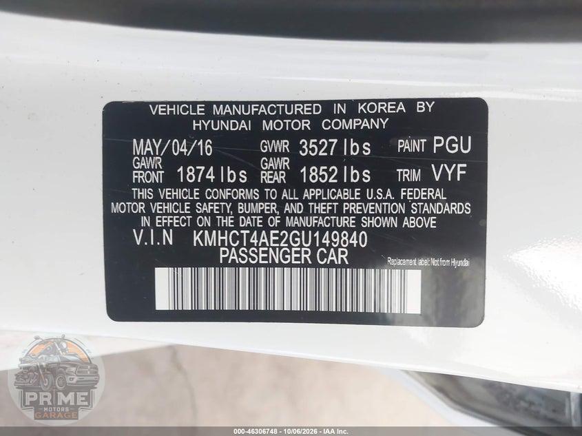 2016 HYUNDAI ACCENT SE — фото 9