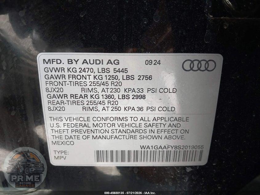 2025 AUDI Q5 PREMIUM 45 TFSI S LINE QUATTRO — фото 9