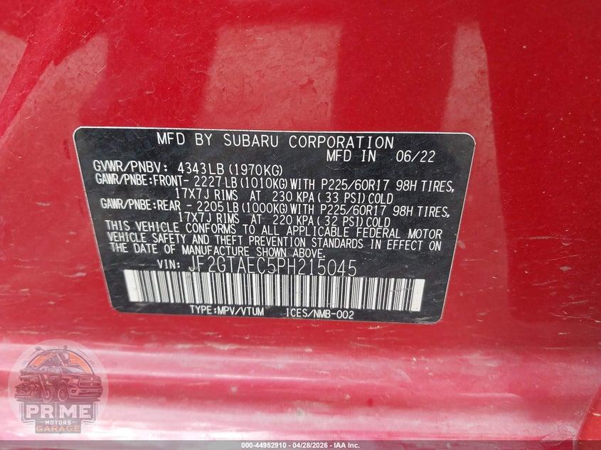 2023 SUBARU CROSSTREK PREMIUM — фото 9