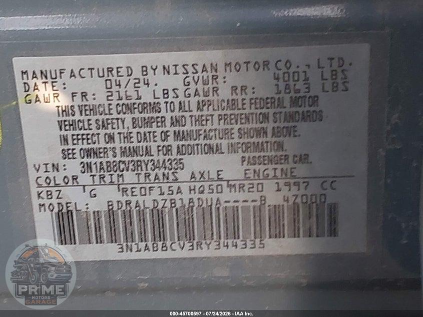 2024 NISSAN SENTRA SV XTRONIC CVT — фото 9