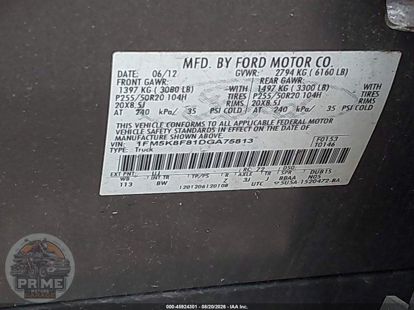 2013 FORD EXPLORER LIMITED — фото 9
