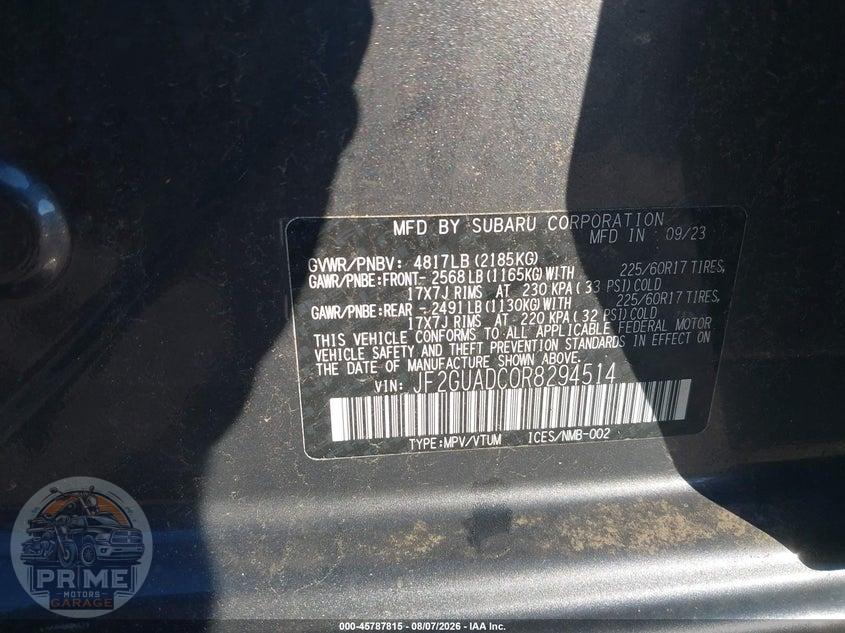 2024 SUBARU CROSSTREK PREMIUM — фото 9