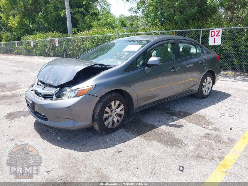 2012 HONDA CIVIC LX — фото 2
