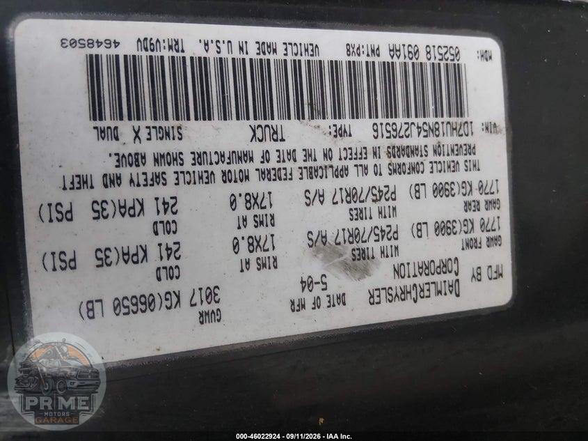 2004 DODGE RAM 1500 SLT/LARAMIE — фото 9