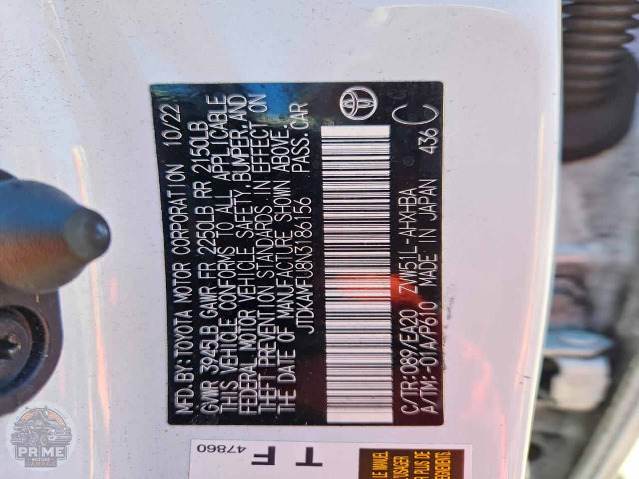 2022 TOYOTA PRIUS — фото 12