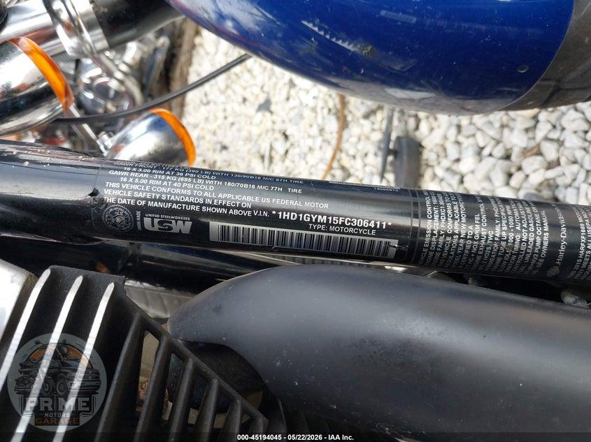 2015 HARLEY-DAVIDSON FXDF (DYNA FAT BOB) DYNA FAT BOB — фото 10