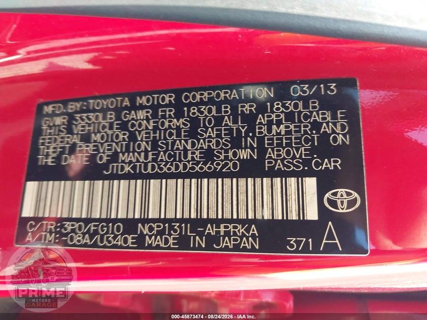 2013 TOYOTA YARIS LE — фото 9