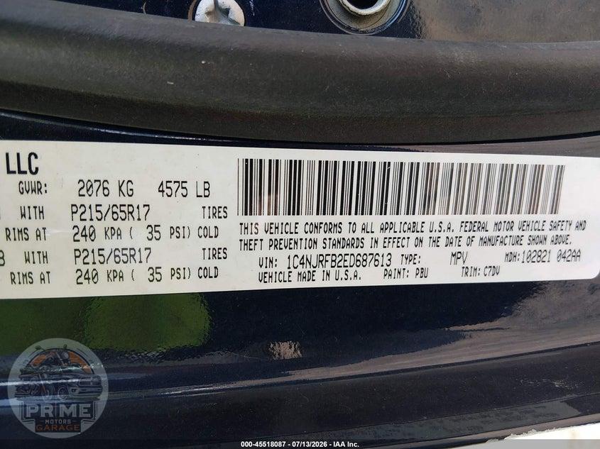 2014 JEEP PATRIOT LATITUDE — фото 9