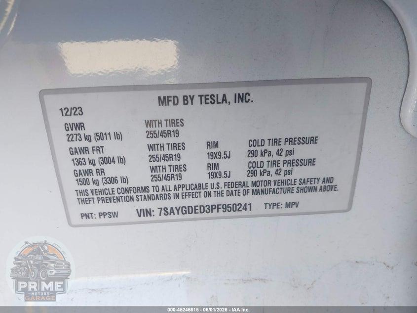 2023 TESLA MODEL Y RWD — фото 9