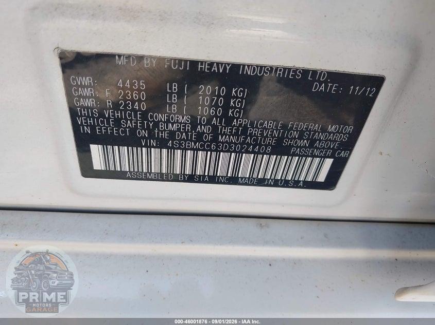 2013 SUBARU LEGACY 2.5I PREMIUM — фото 9