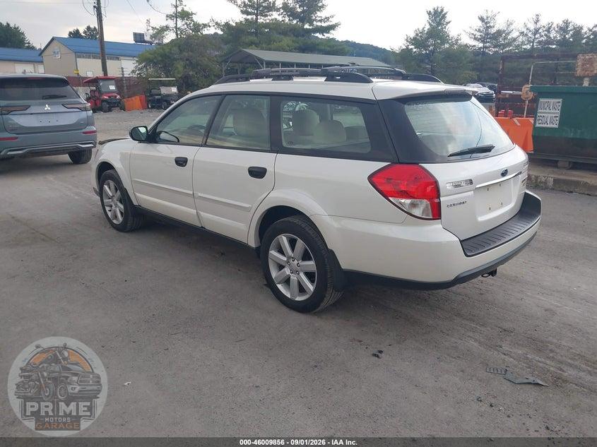 2009 SUBARU OUTBACK 2.5I — фото 3