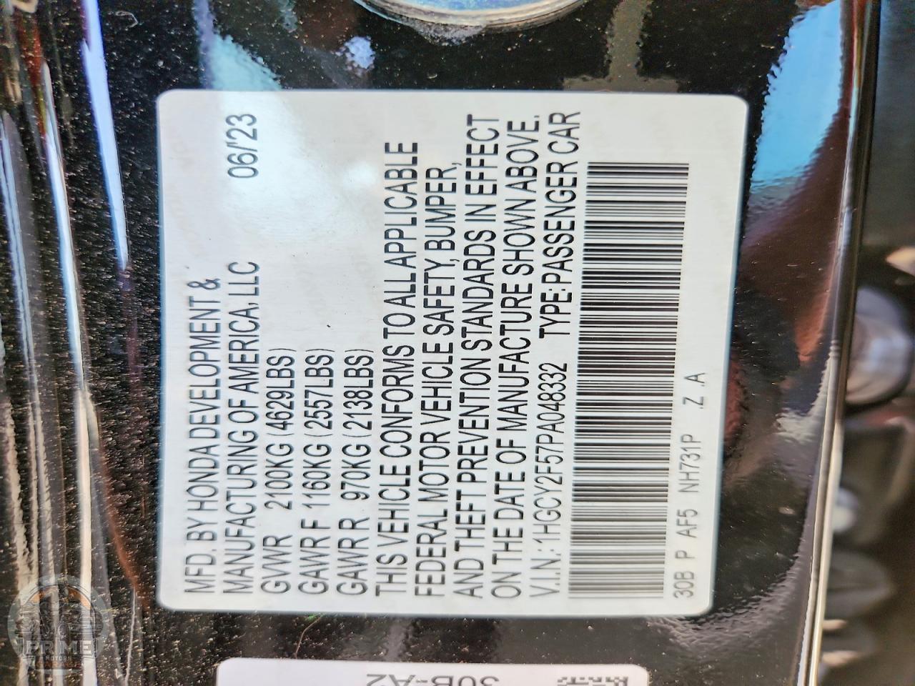 2023 HONDA ACCORD — фото 13