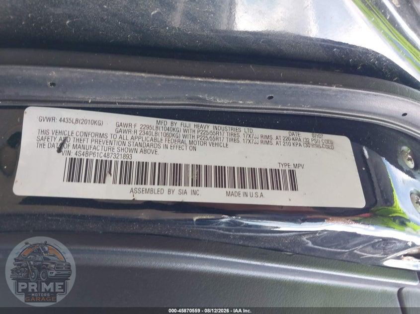 2008 SUBARU OUTBACK 2.5I/2.5I L.L. BEAN EDITION — фото 9