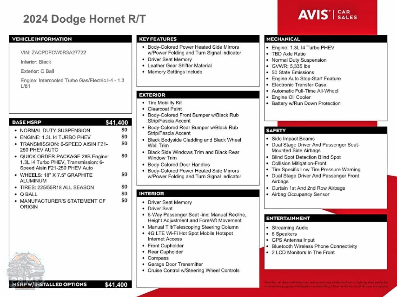 2024 DODGE HORNET — фото 26