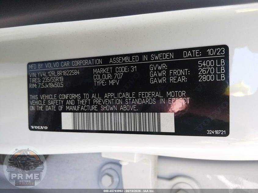 2024 VOLVO XC60 B5 PLUS DARK THEME — фото 9