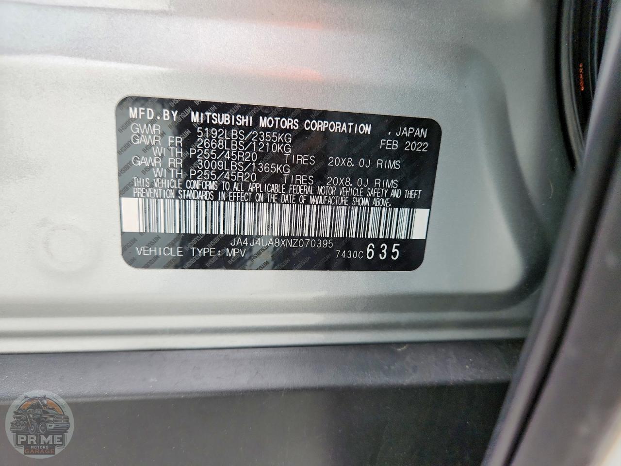2022 MITSUBISHI OUTLANDER — фото 13